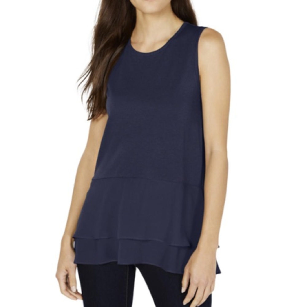 Micheal Kors Ruffle Tank Top